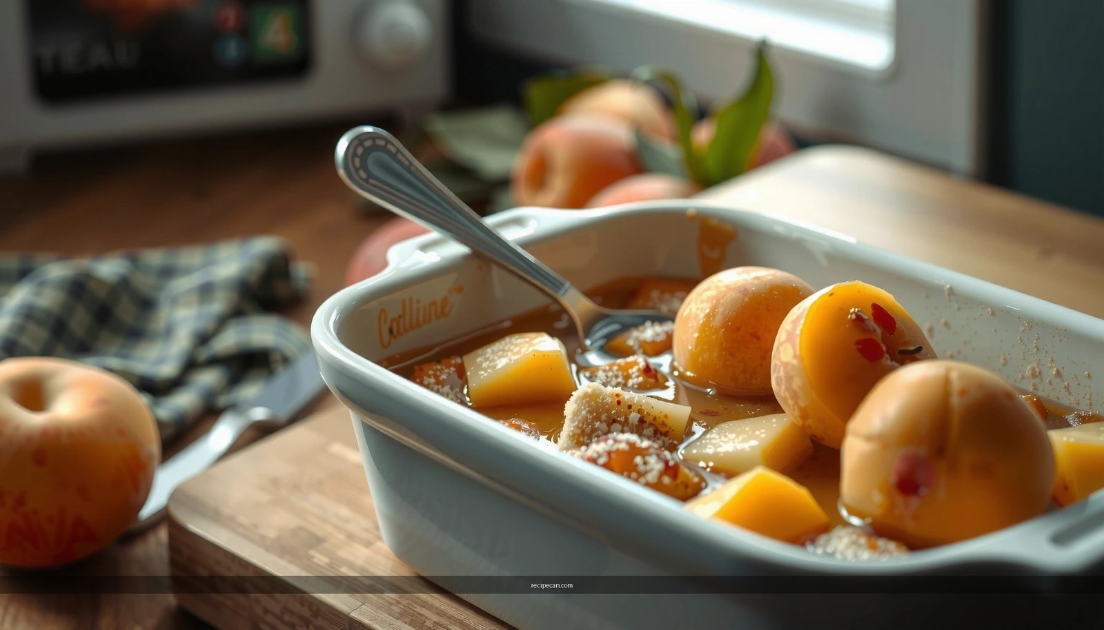 Peach Bread Pudding Dessert Recipe: Sweet and Cozy Steps