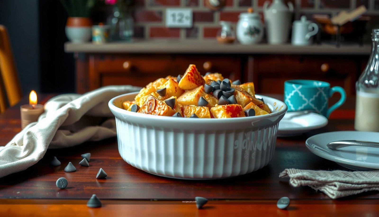 Recipe for Chocolate Chip Bread Pudding: Easy, Cozy, and Delicious