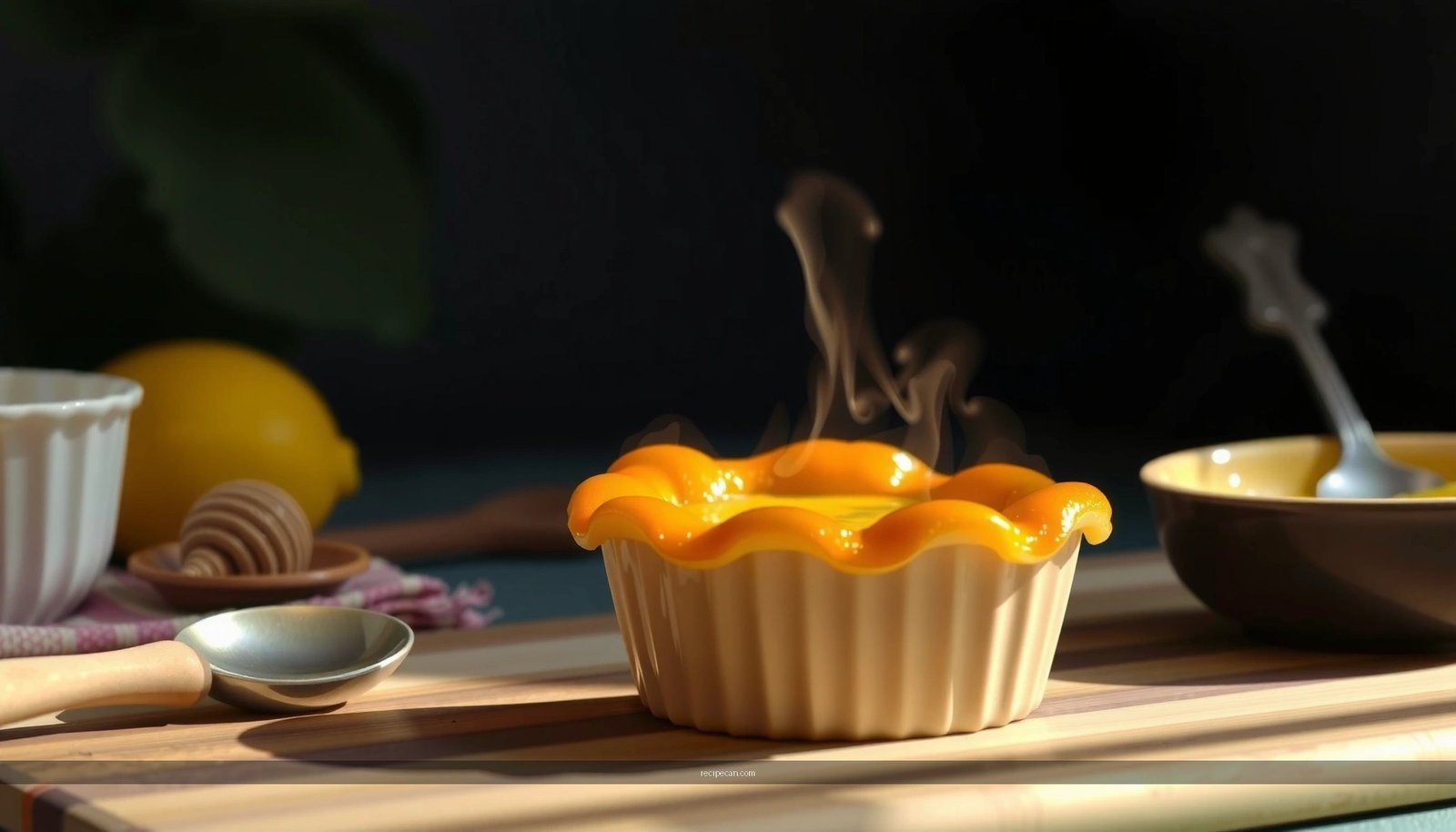 Baked Lemon Pudding Recipe: Easy, Bright, and Creamy