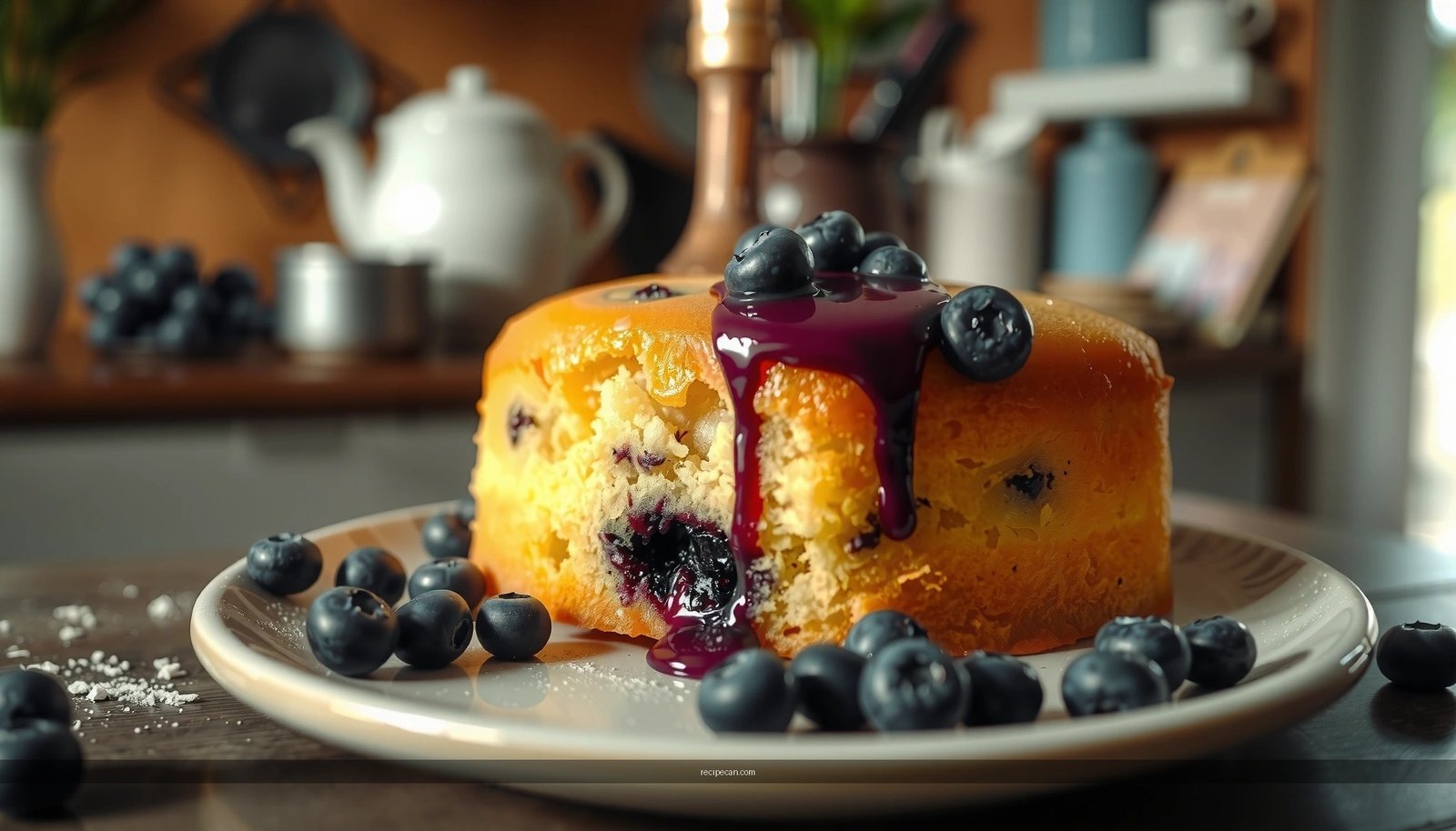 Blueberry Pudding Cake Recipe: Easy, Moist, and Bursting with Blueberries