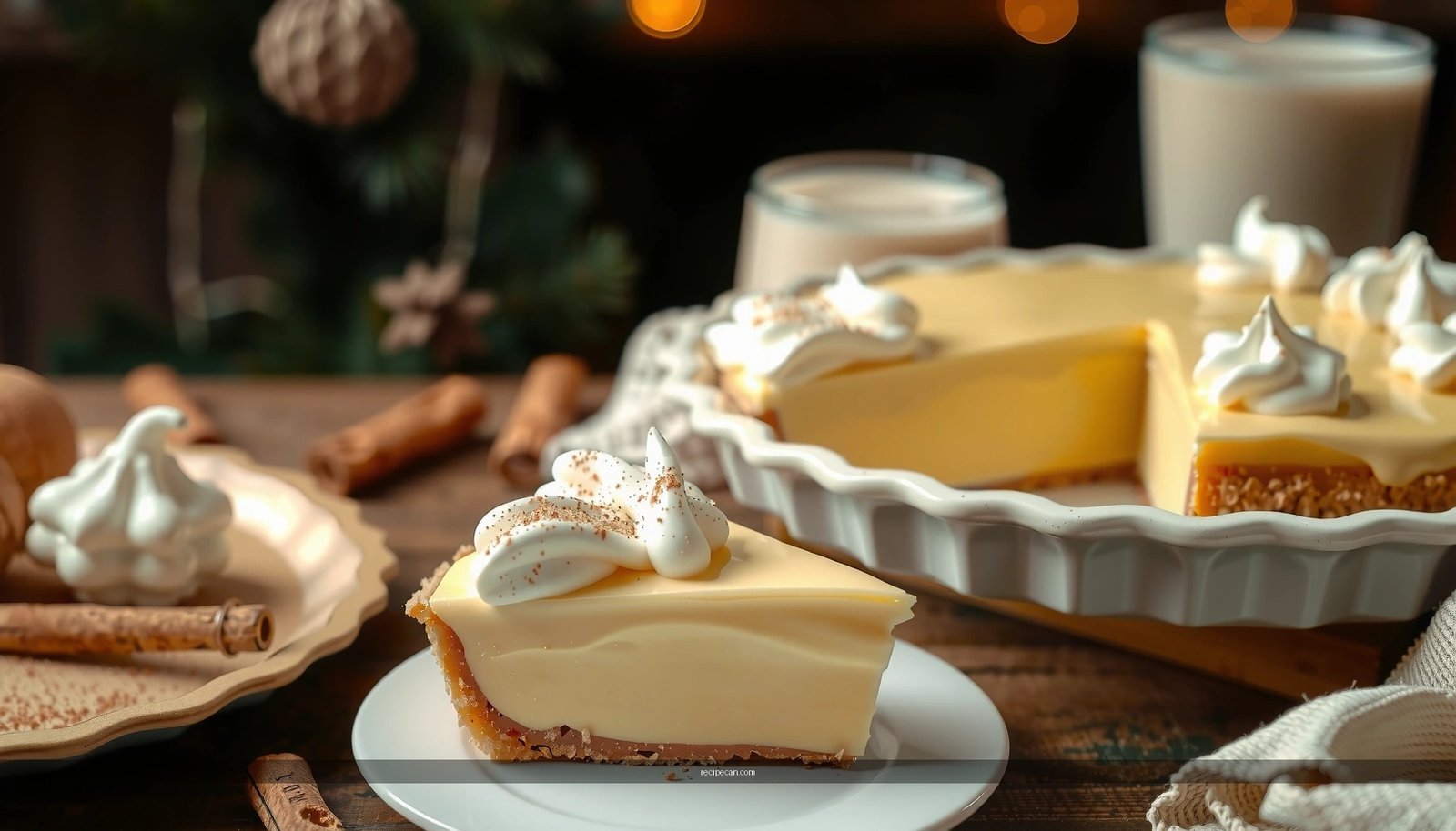Eggnog Pie Recipe With Pudding
