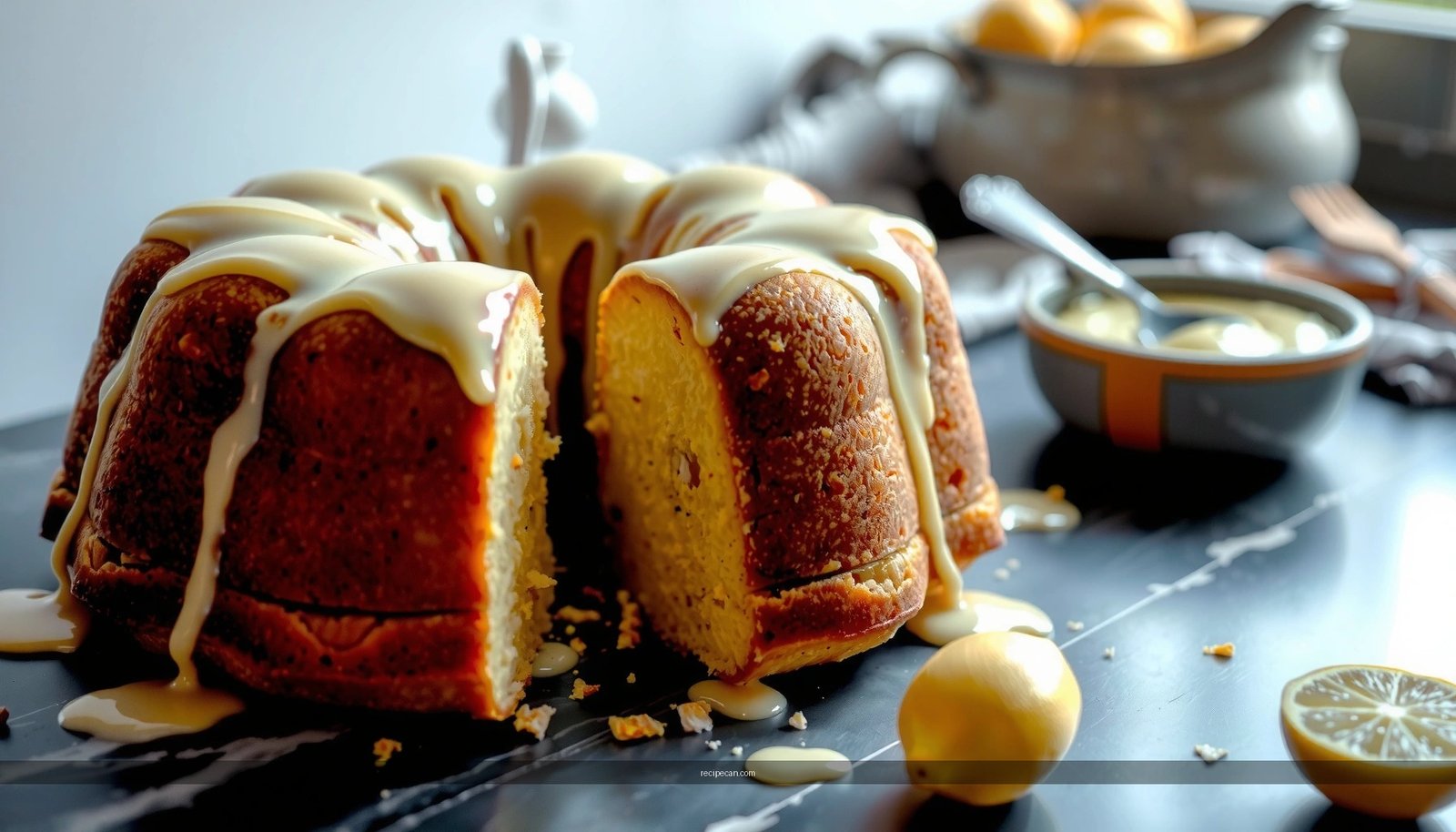 Lemon Bundt Cake with Pudding Recipe: Easy, Moist & Zesty