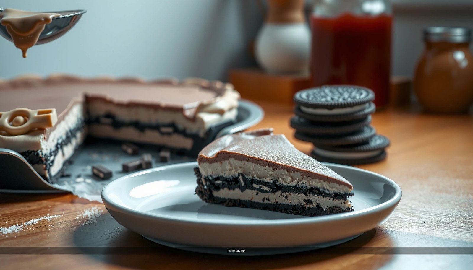 Oreo Cream Pie Recipe with Pudding
