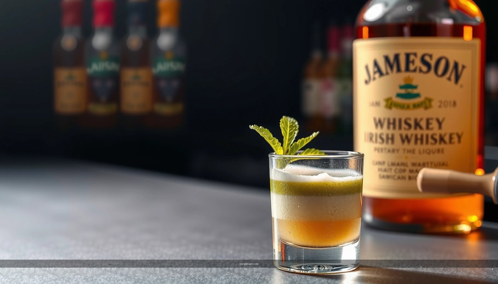 Green Tea Shot Recipe with Jameson