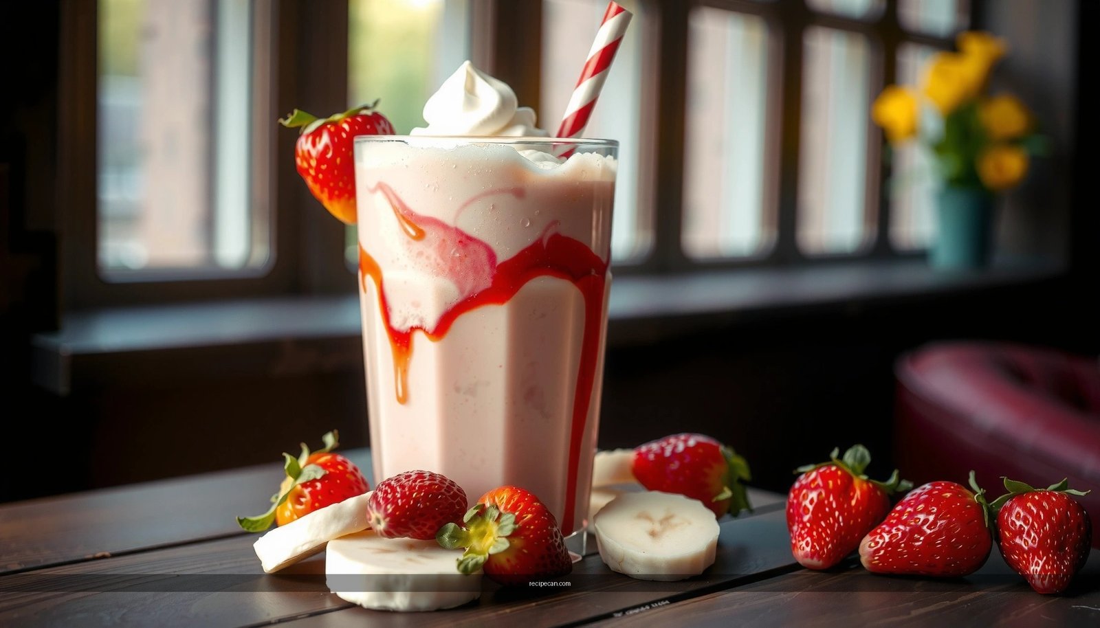Strawberry and Banana Milkshake Recipe: Creamy, Easy, and Delicious