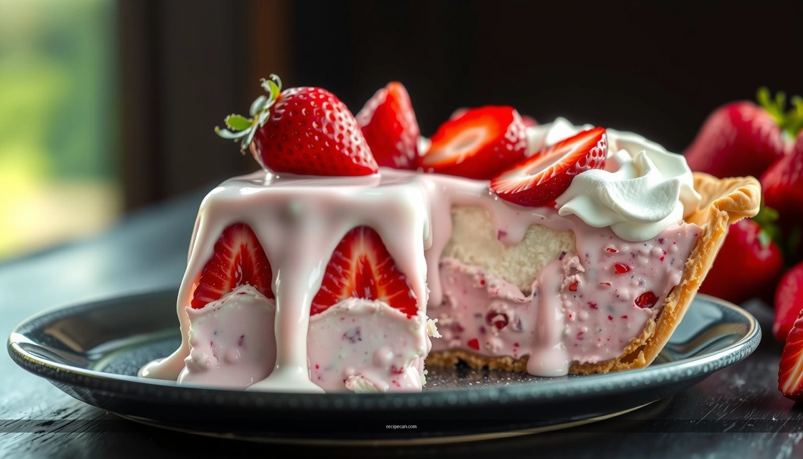 Strawberry Milkshake Pie Recipe: Creamy, Easy, and No-Fuss