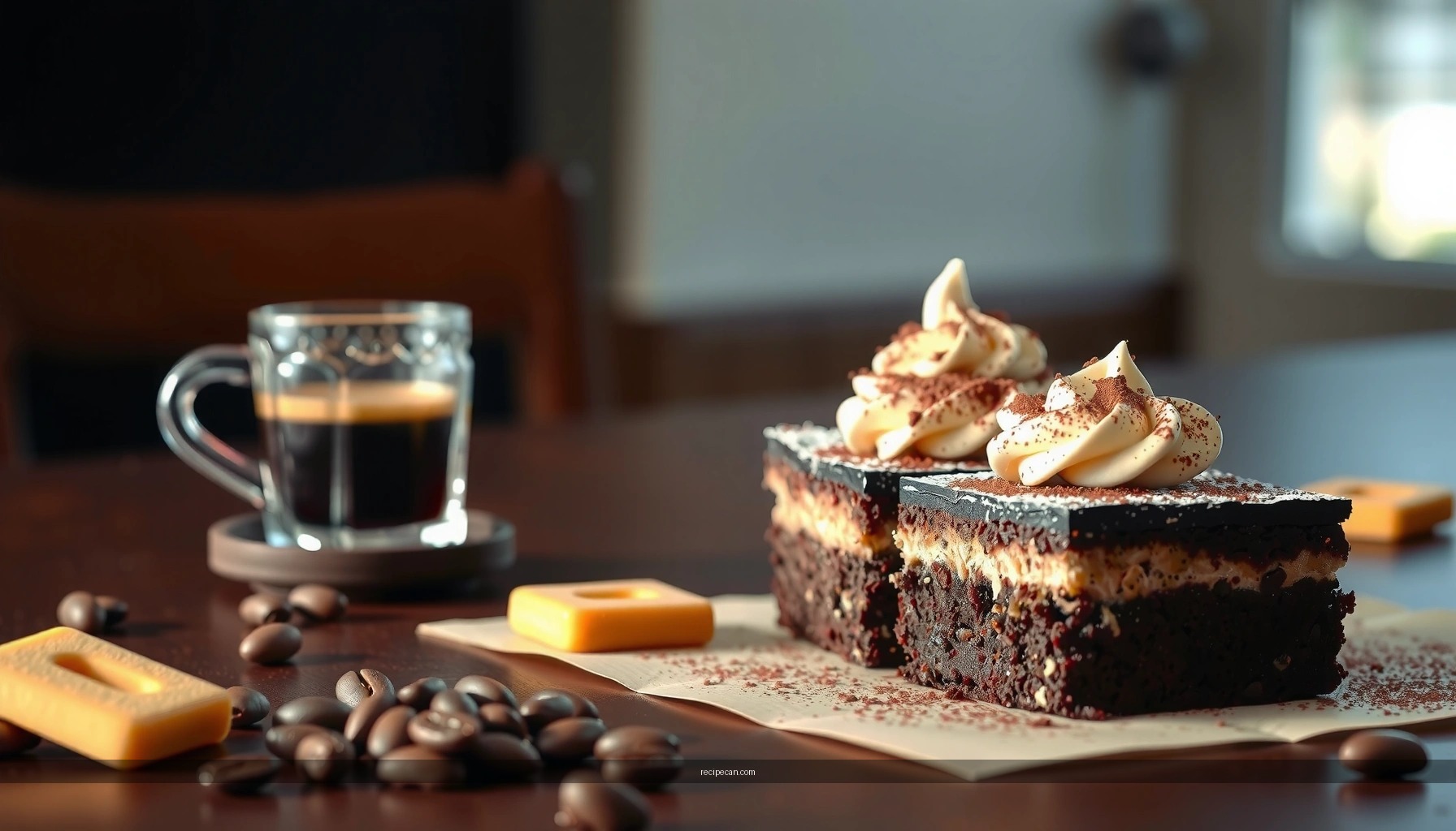 Recipe Tiramisu Brownies: Rich, Chocolatey, and Coffee-Flavored