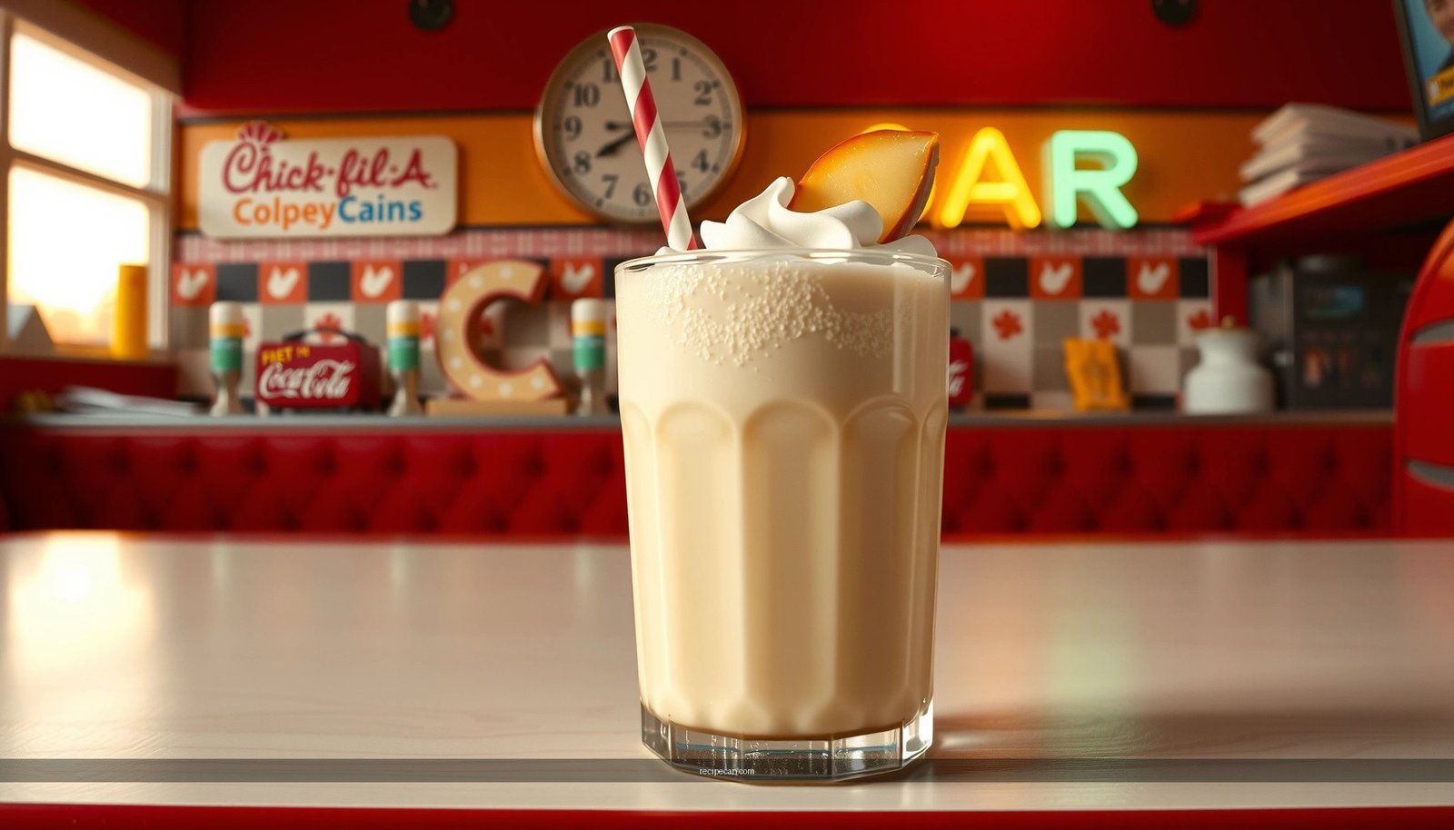Chick-fil-A Peach Milkshake Recipe: Copycat Peach Milkshake