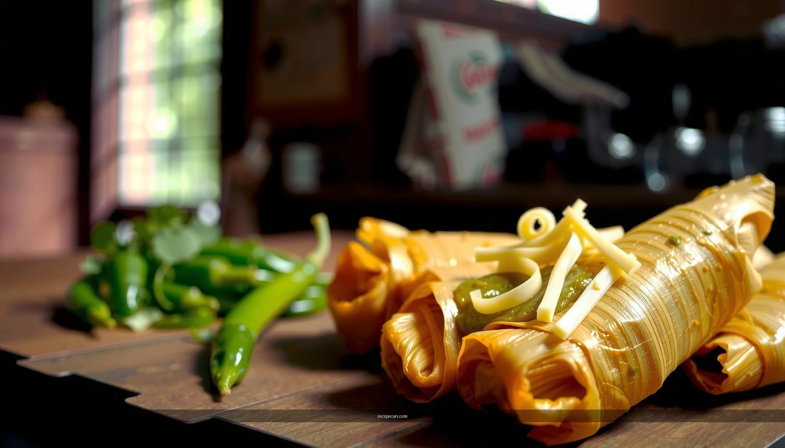 Green Chili and Cheese Tamale Recipe
