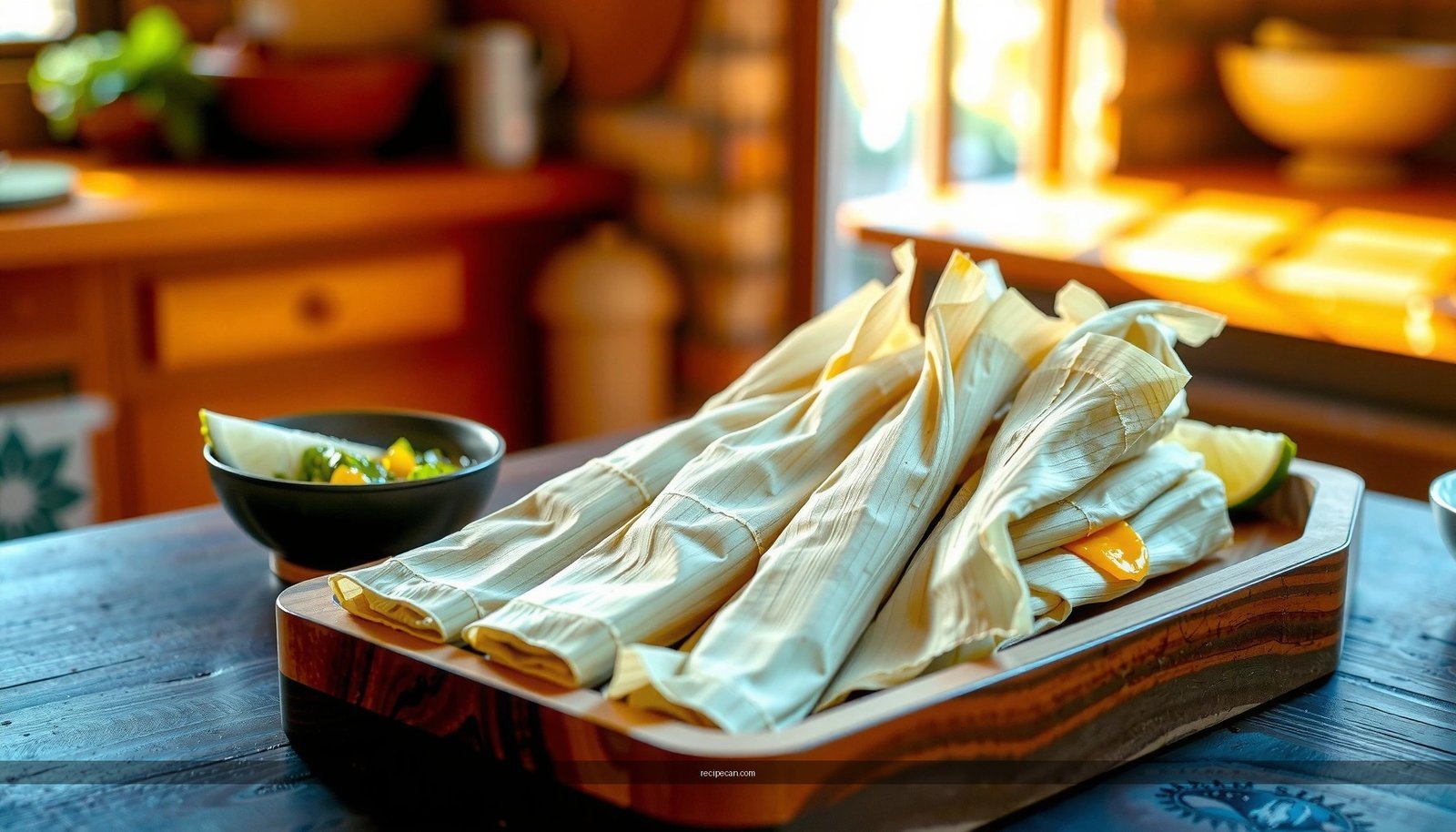 Recipe for Green Chile Cheese Tamales: Step-by-Step