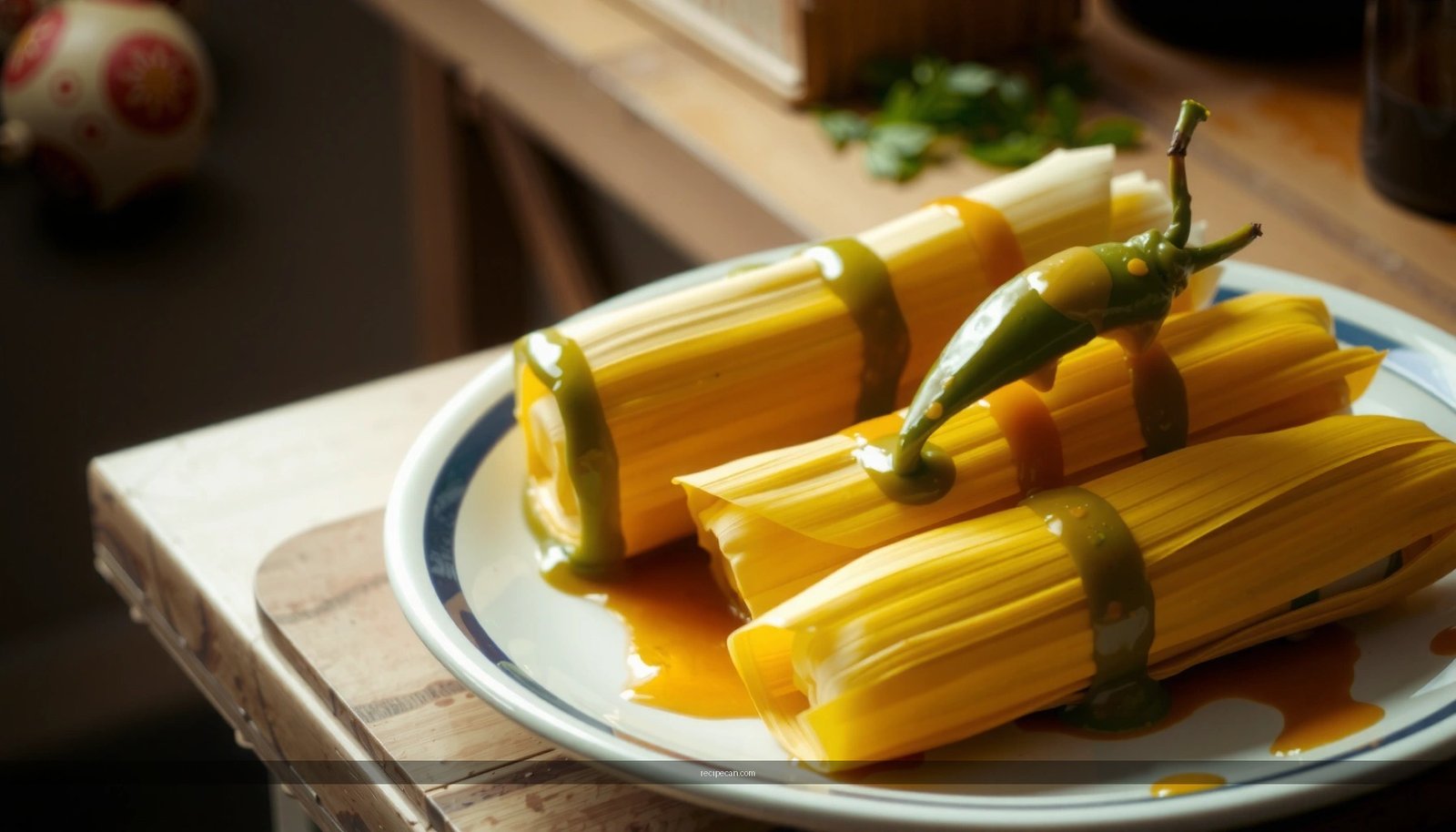 Green Chili and Cheese Tamales Recipe: Step-by-Step