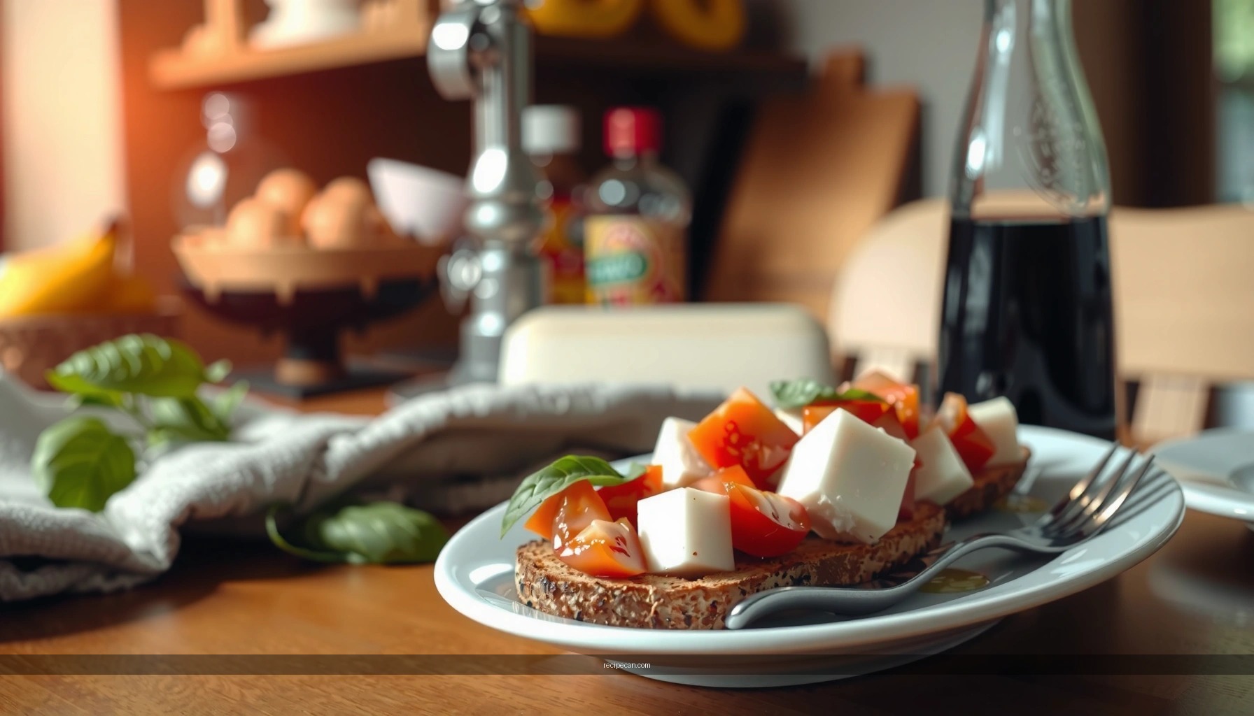 Bruschetta with Mozzarella Cheese Recipe: Easy, Fresh, and Delicious