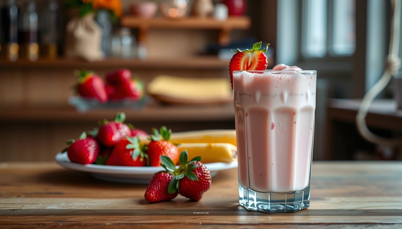 Healthy Strawberry Milkshake Recipe: Creamy, Fresh, and Delicious