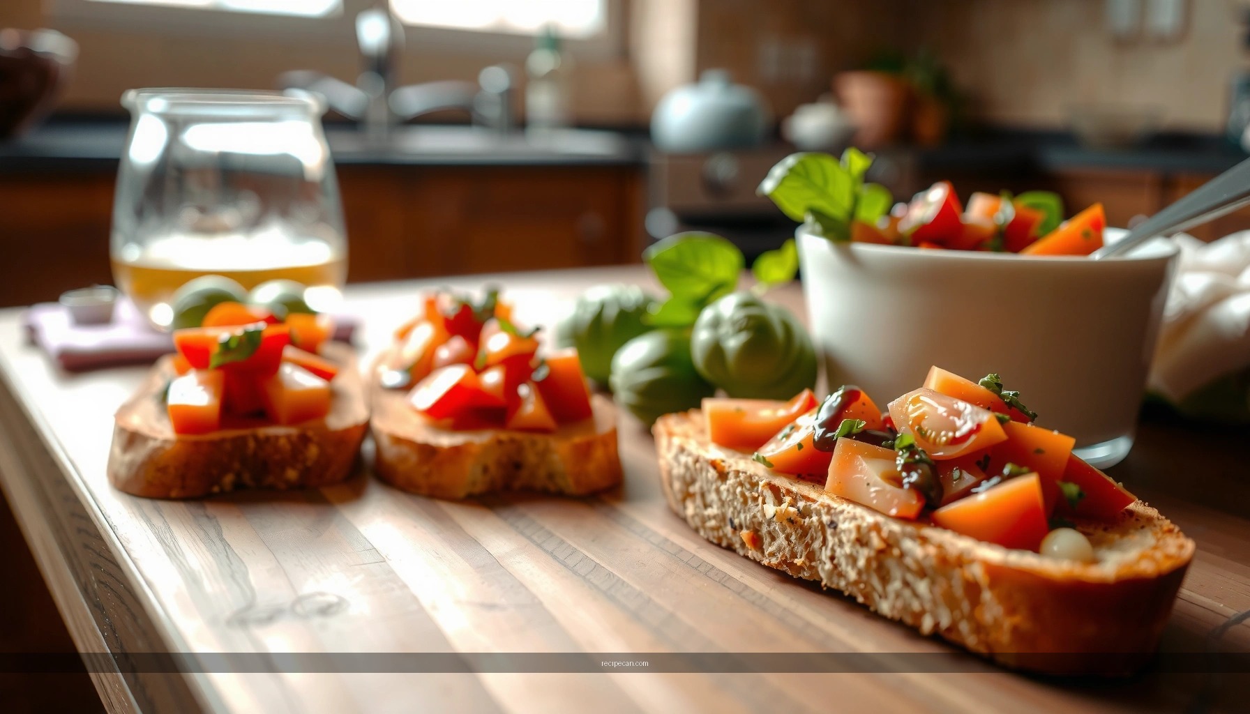 Bruschetta Recipe on Allrecipes: Easy Tomato & Garlic Bruschetta