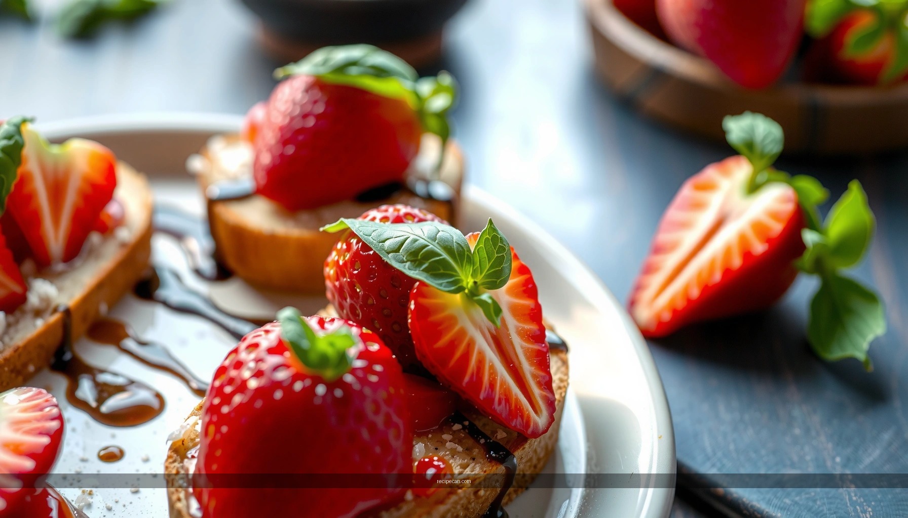 Strawberry Bruschetta Recipe: Sweet, Fresh, and Easy