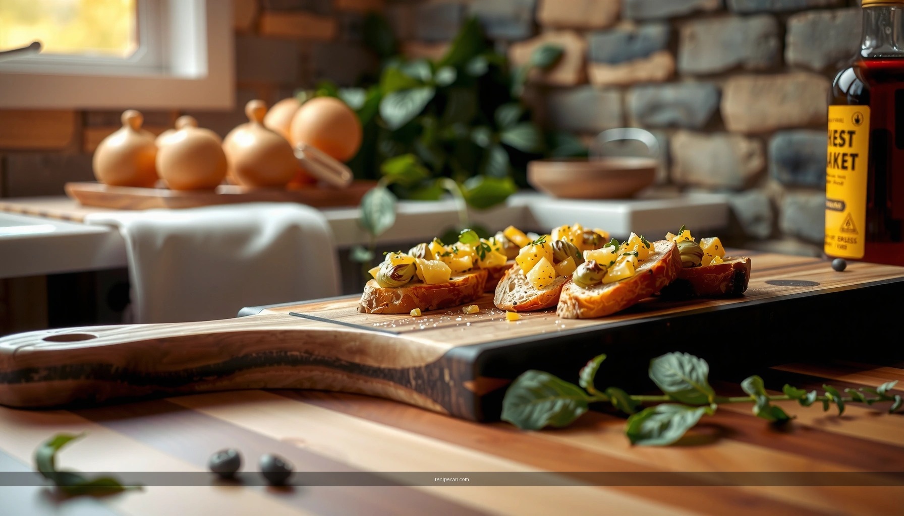 Recipe for Artichoke Bruschetta: Quick, Crispy, and Flavorful