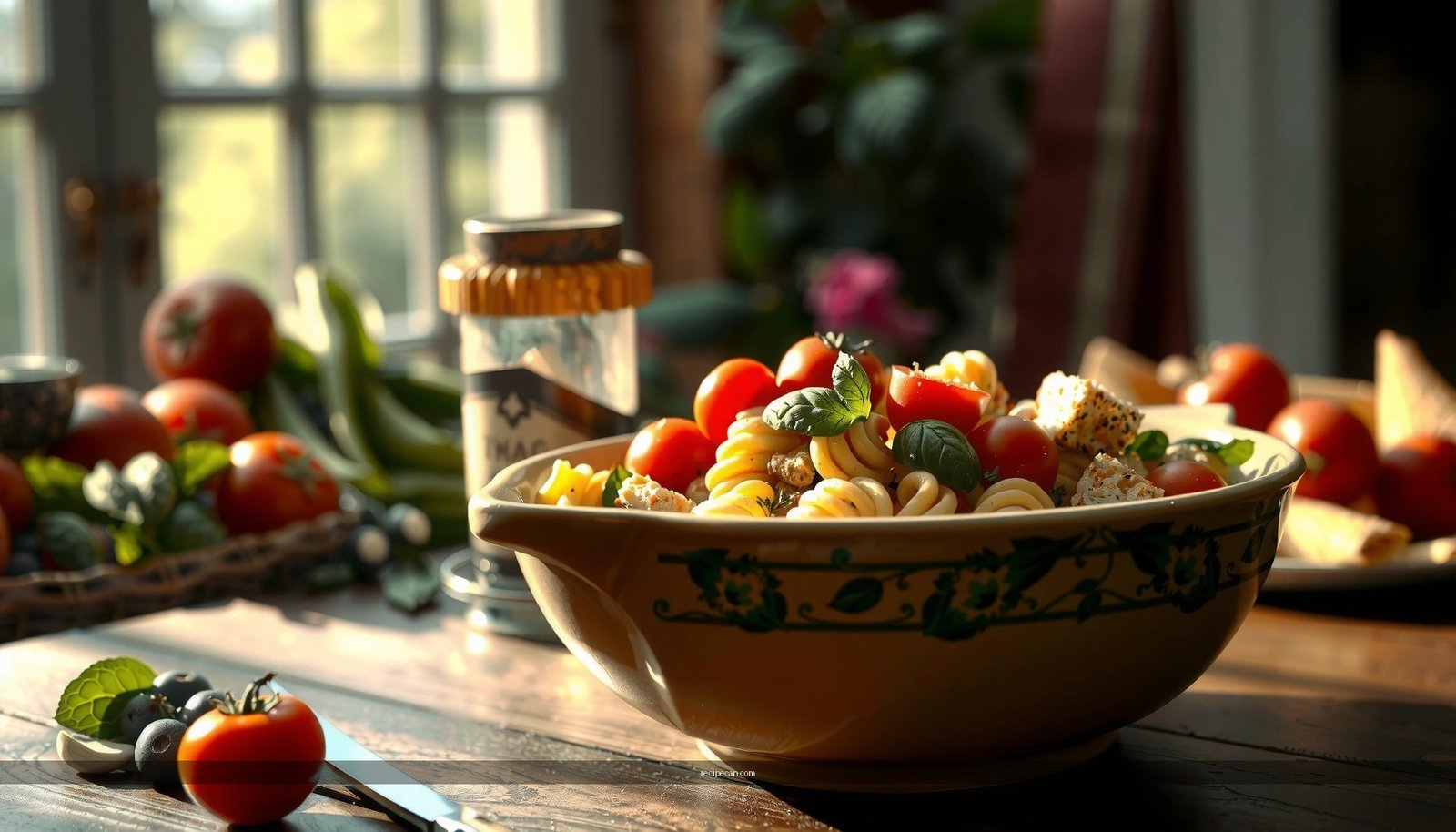 Bruschetta Pasta Salad Recipe: Fresh, Easy, and Flavorful