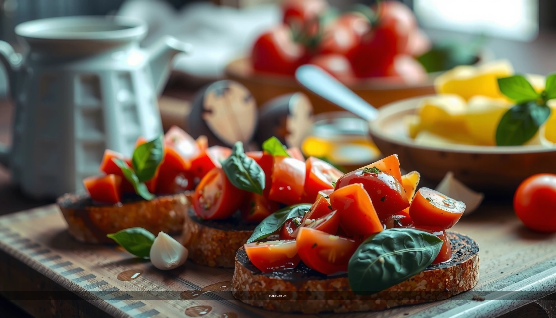 Bruschetta Recipe with Tomatoes: Fresh, Easy, and Flavorful