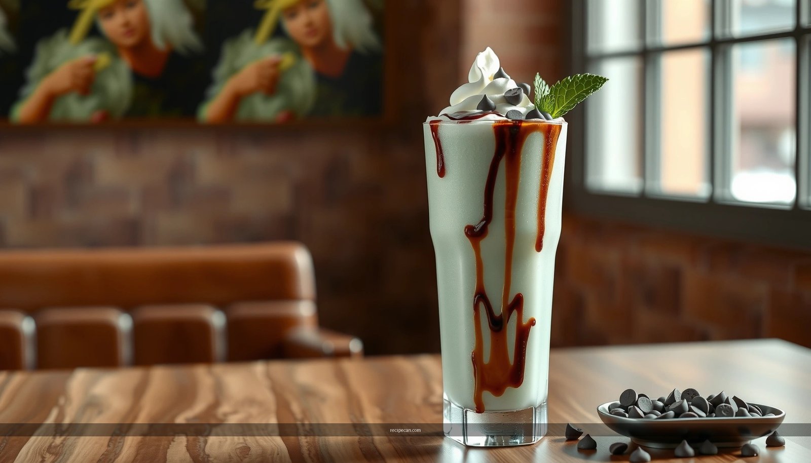Mint Chocolate Chip Milkshake Recipe (Creamy & Easy)