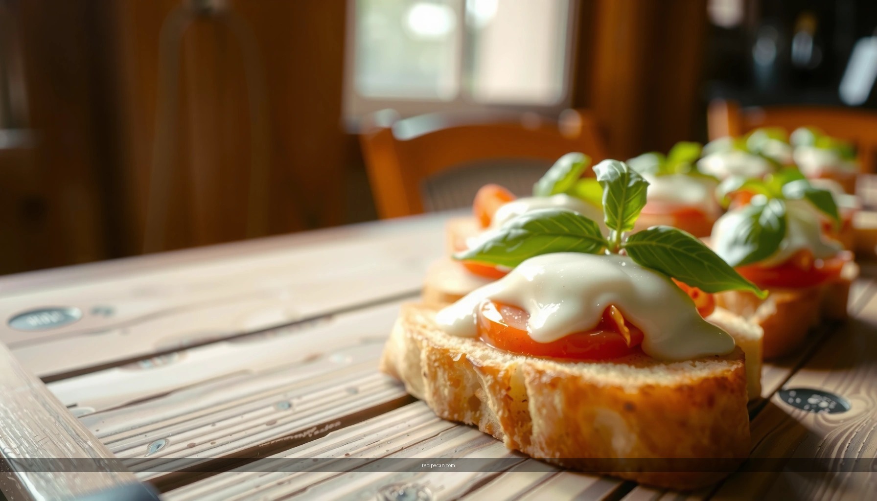 Bruschetta with Cheese Recipe: Quick and Easy