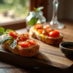 Julie and Julia Bruschetta Recipe: Simple Tomato Garlic Appetizer