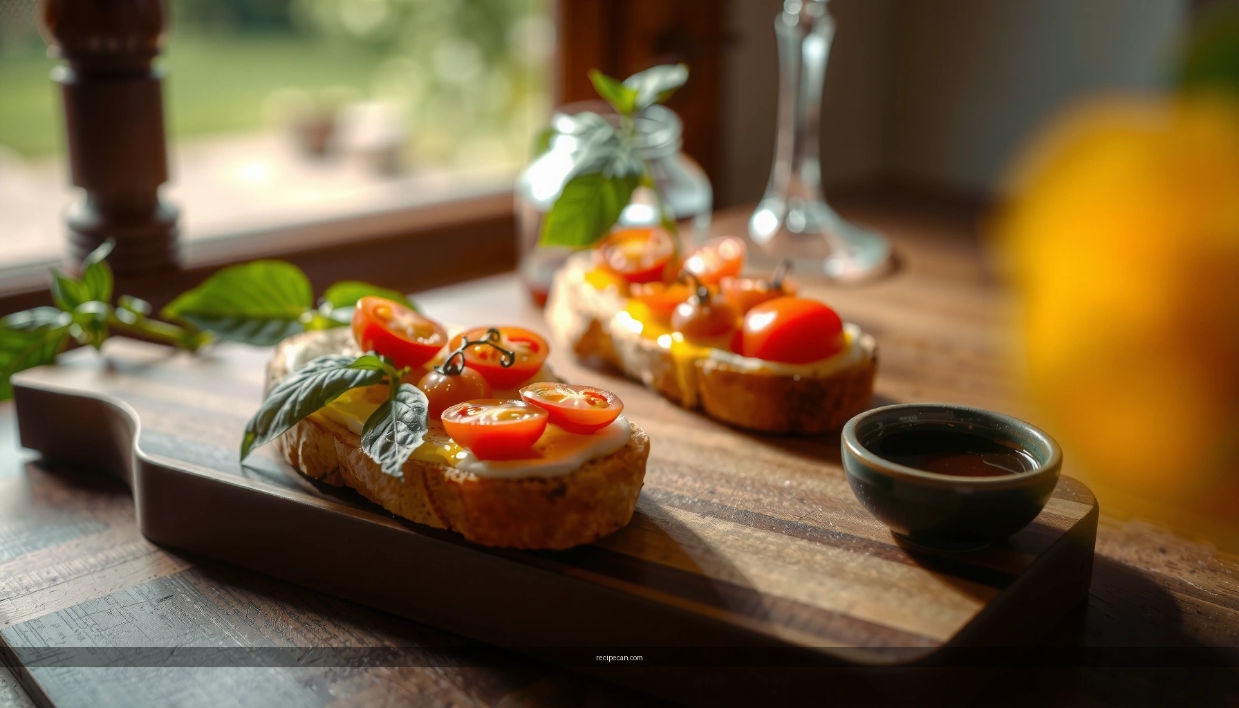 Julie and Julia Bruschetta Recipe: Simple Tomato Garlic Appetizer