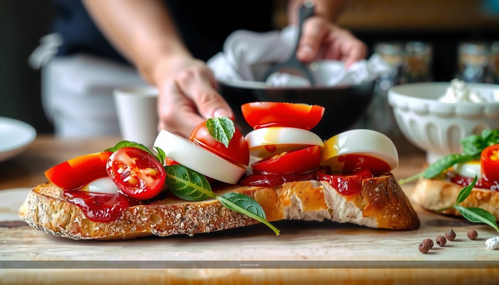 Bruschetta Recipe Easy Mozzarella