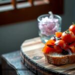 Bruschetta Recipe with Red Onion