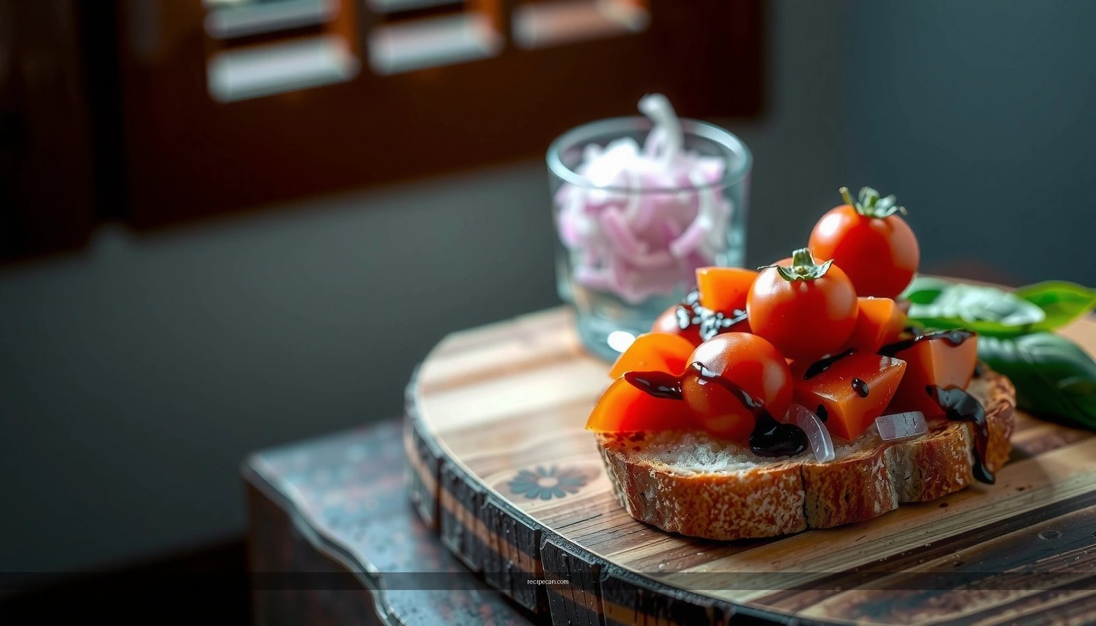Bruschetta Recipe with Red Onion