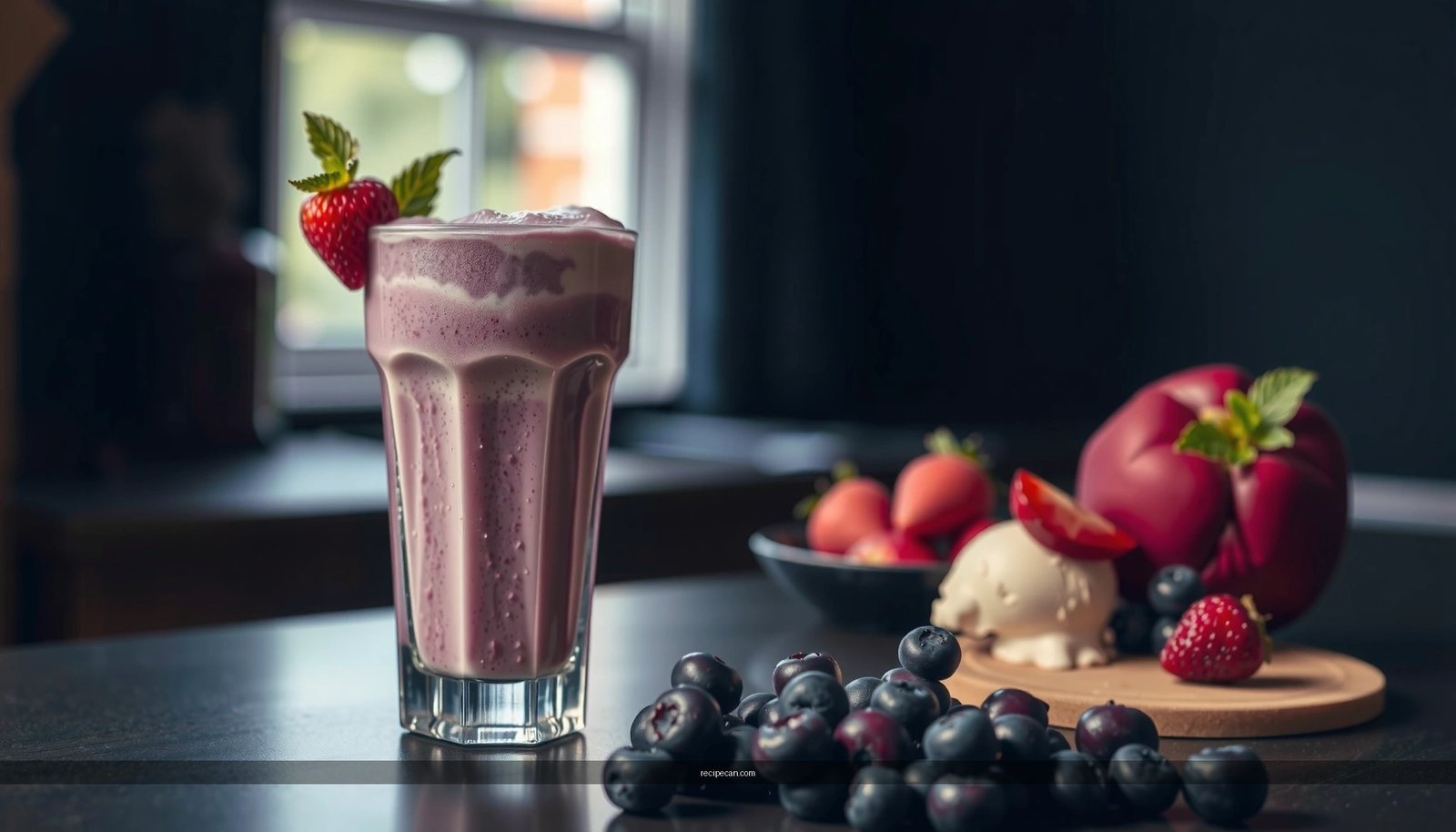 Recipe for Blueberry Milkshake: Easy, Creamy, and Refreshing