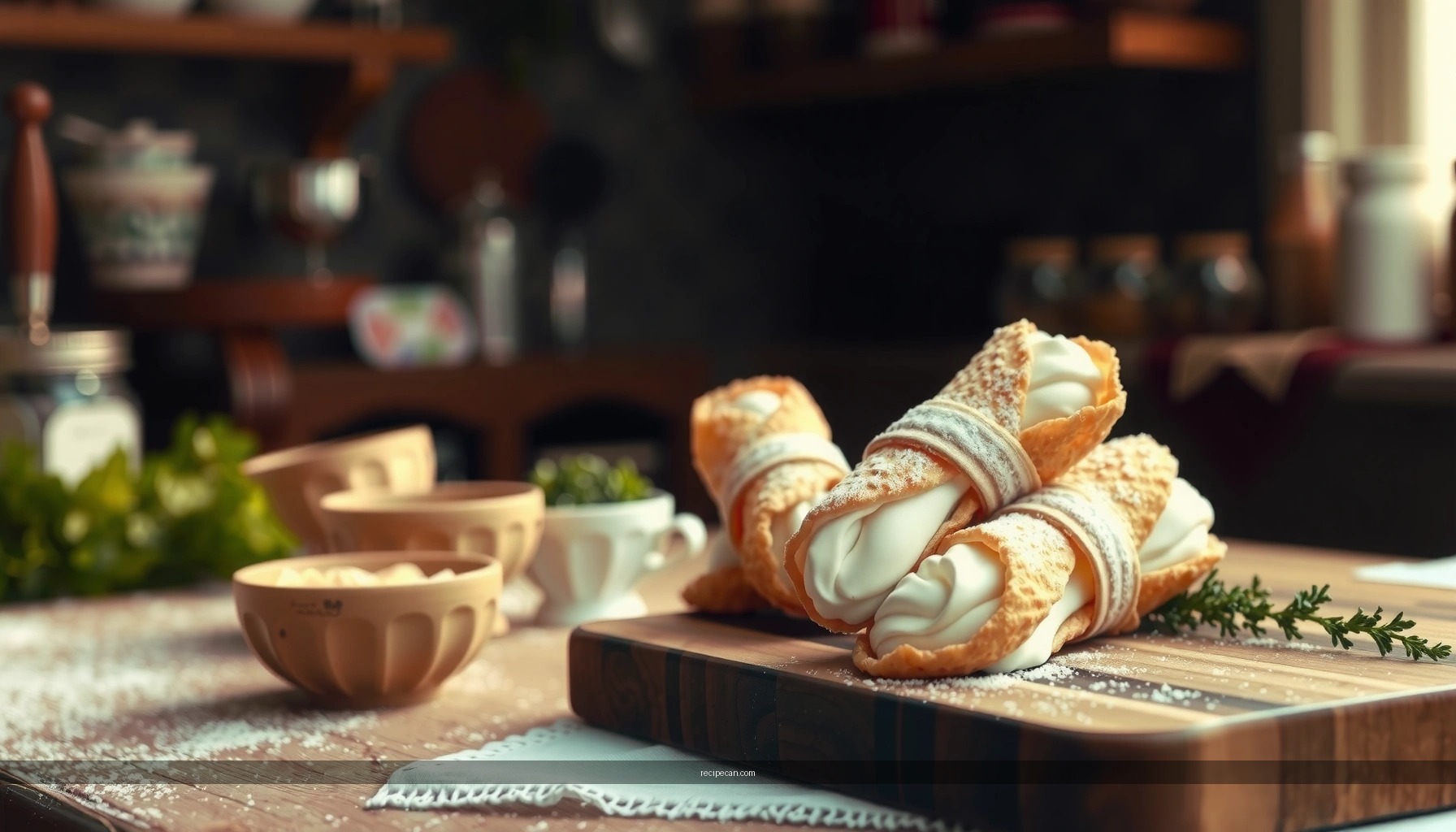 Cannoli with Mascarpone Recipe: Classic Cream-Filled Shells