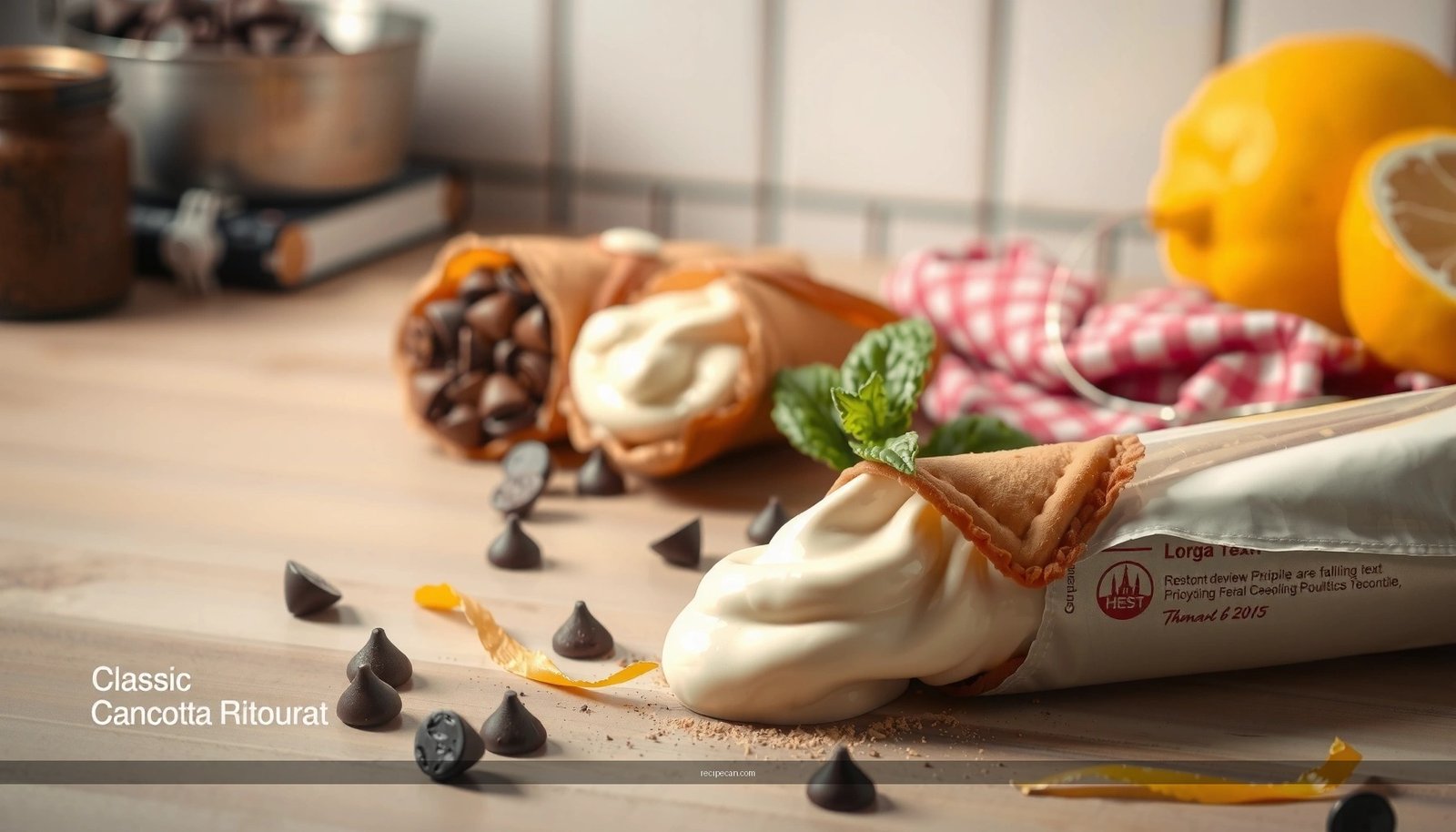 Cannoli Ricotta Recipe: Classic Homemade Filling Guide