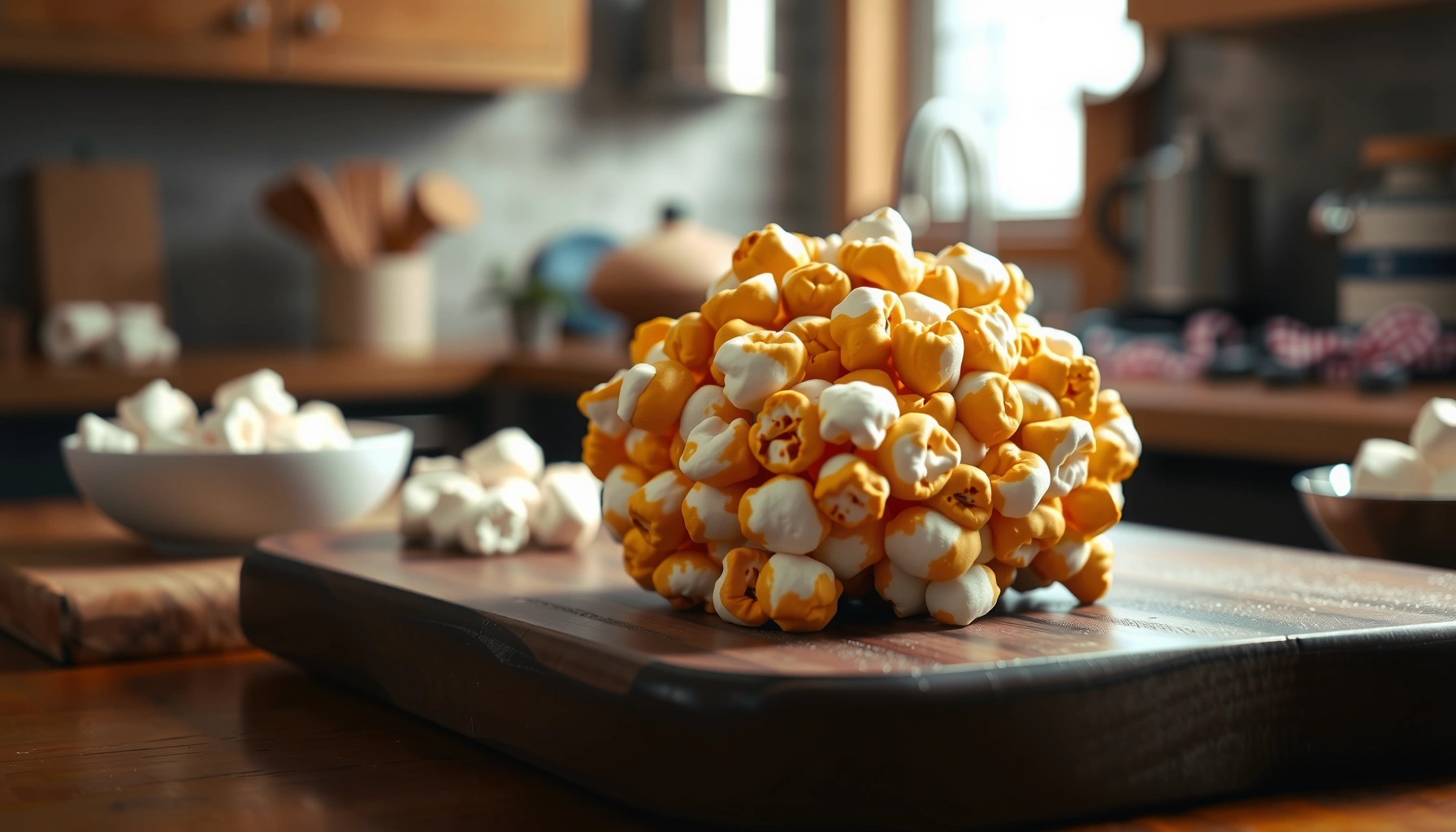 Popcorn Ball Recipe with Marshmallow (Sweet and Easy)
