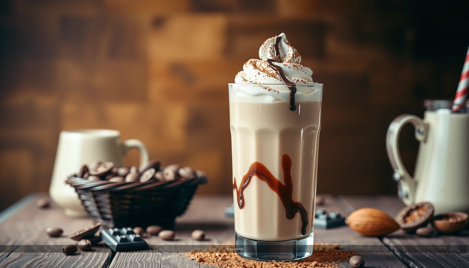 Chocolate Milkshake with Cocoa Powder Recipe: Creamy Homemade