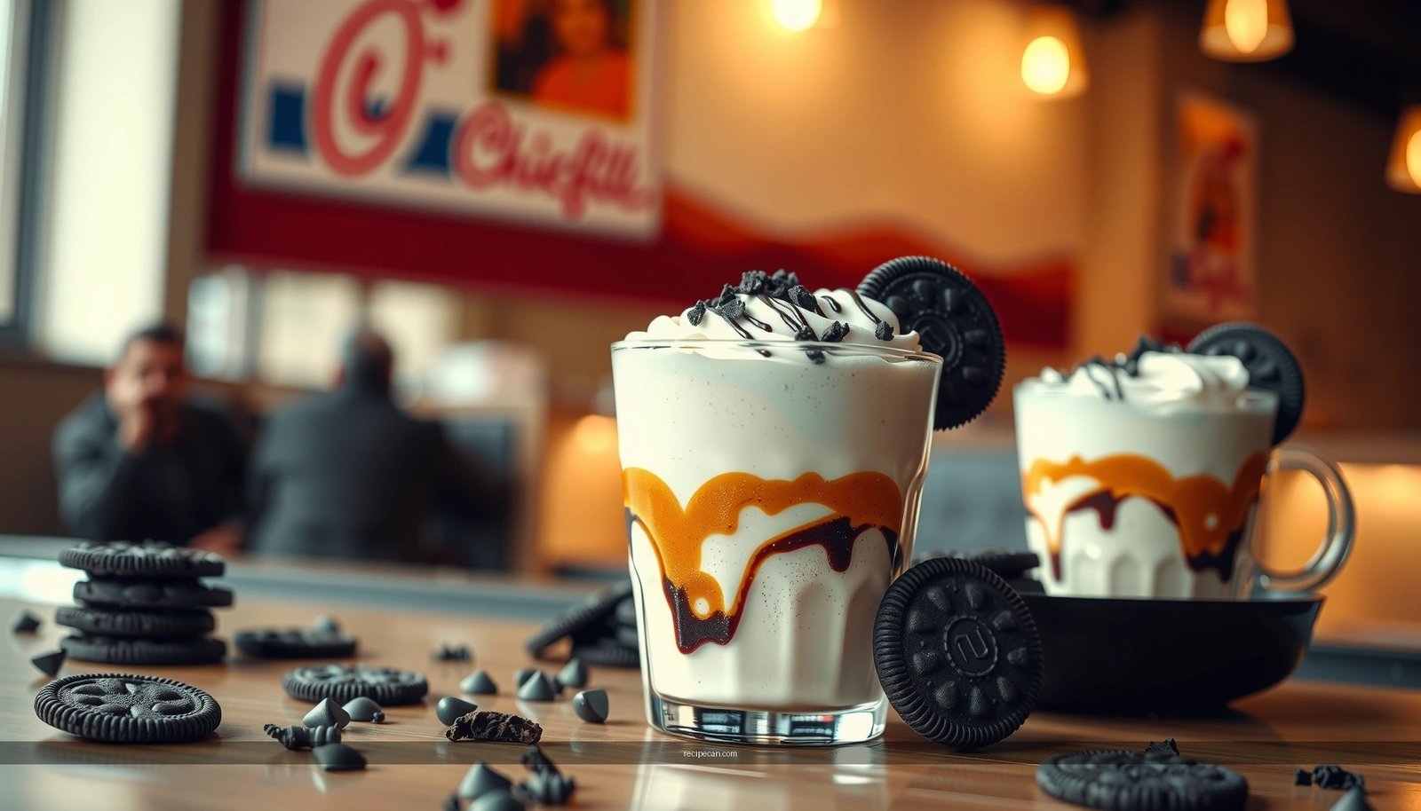 Cookies and Cream Milkshake Chick-fil-A Recipe Copycat