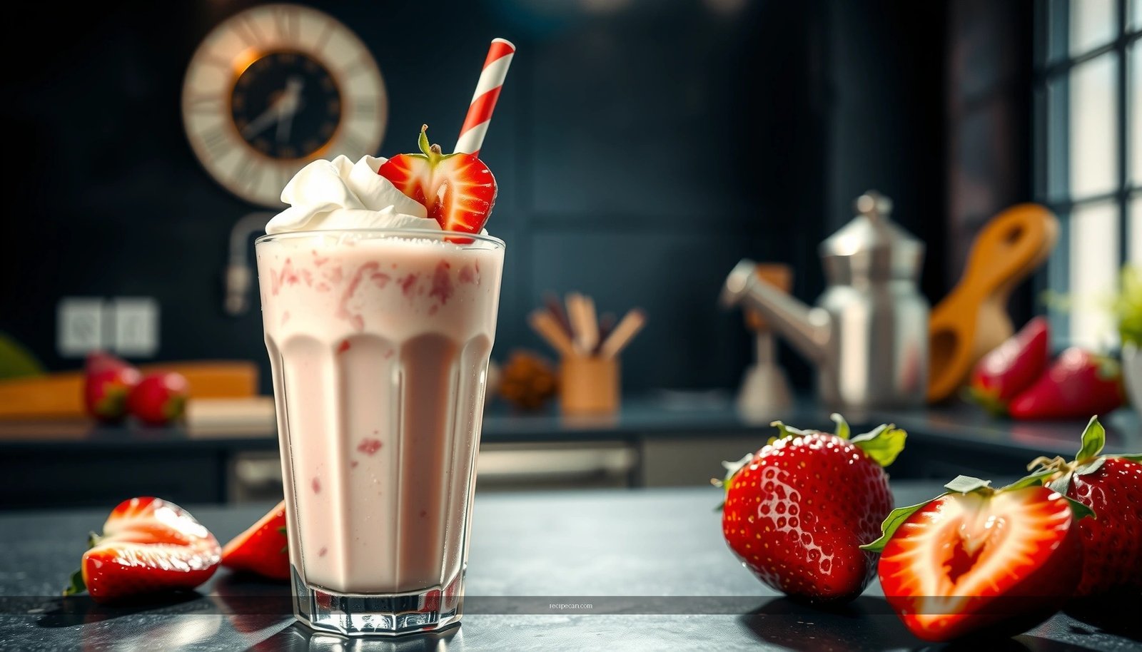 Fresh Strawberry Milkshake Recipe: Creamy, Thick, and Delicious