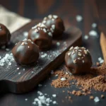 Salted Chocolate Protein Balls Recipe