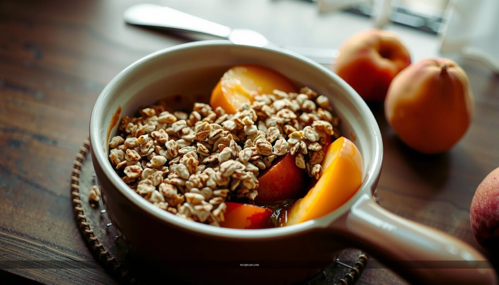 Peach Crumble Recipe: Easy, Juicy Peaches with Crispy Topping
