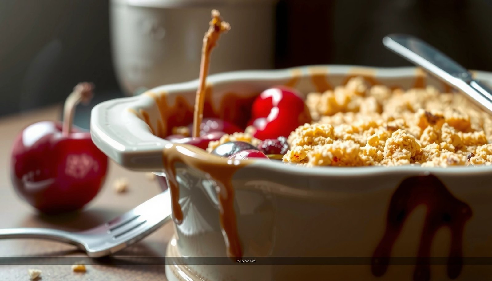 Cherry Crumble Recipe: Easy Sweet Dessert With Crispy Topping