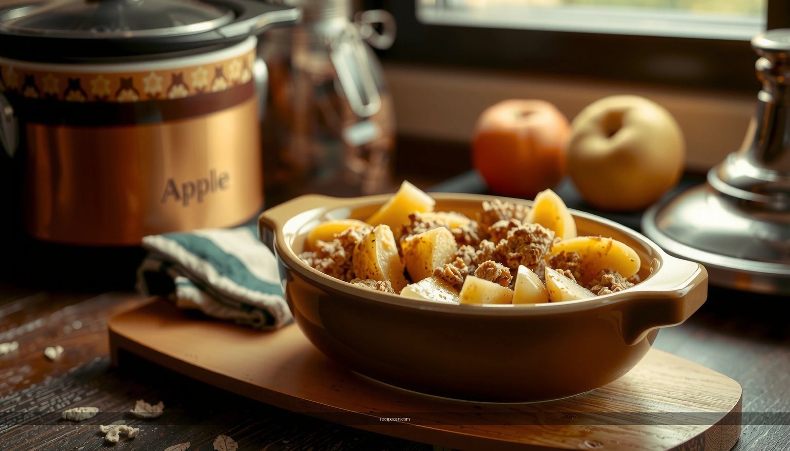 Slow Cooker Recipes Apple Crumble: Easy, Cozy Dessert