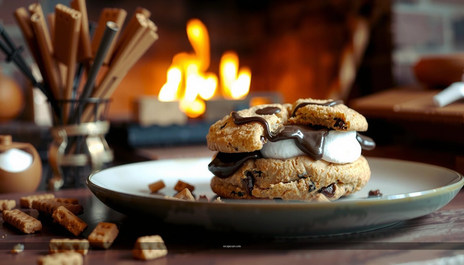 S’mores Crumbl Cookie Recipe (Copycat Sweet & Gooey)