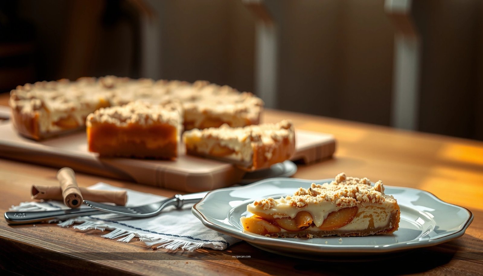 Apple Crumble Cheesecake Recipe: Creamy, Sweet, and Perfectly Baked