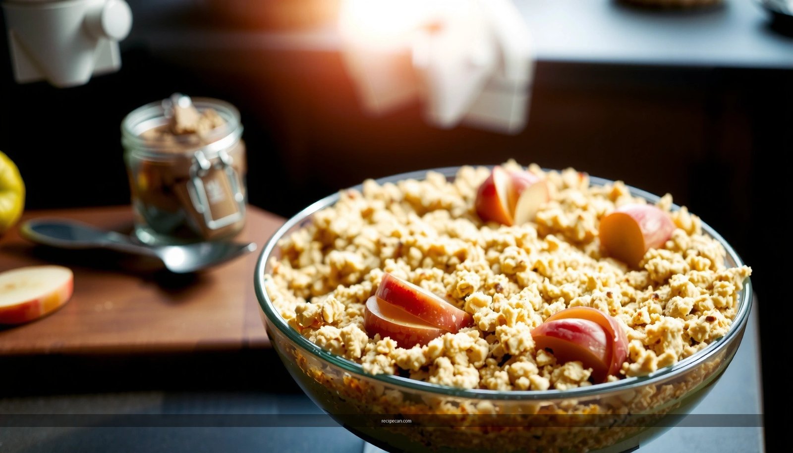 Recipe for Crumble Topping for Apple Pie