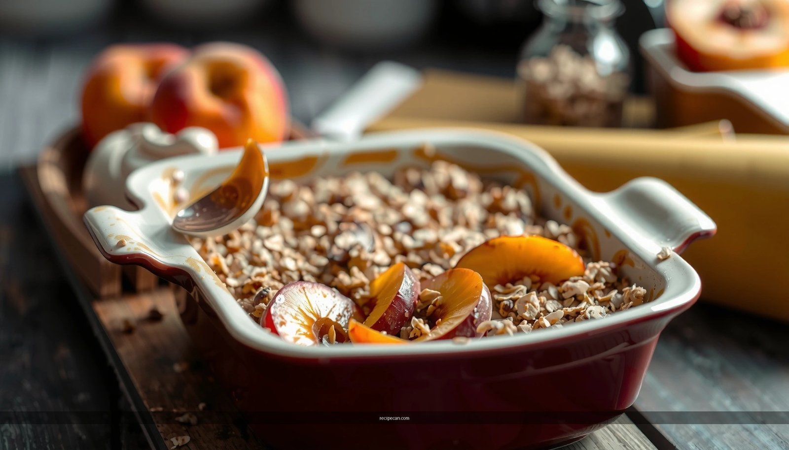 Peach Crumble Recipe with Oats: Easy, Sweet, and Crispy