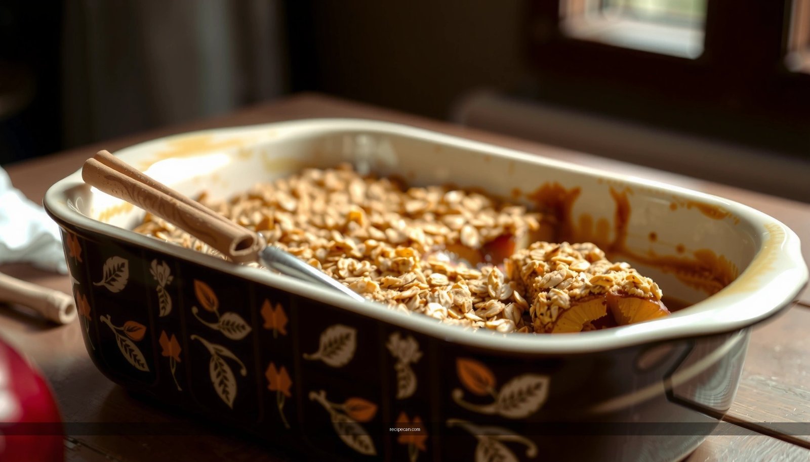 Apple Crumble with Oats Recipe: Easy Sweet Dessert