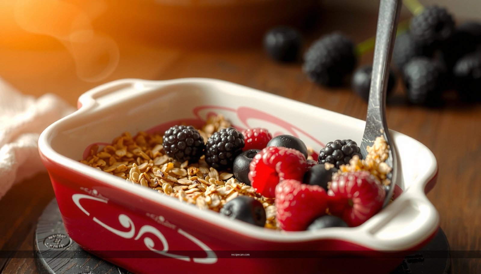 Berry Crumble Recipe with Oats