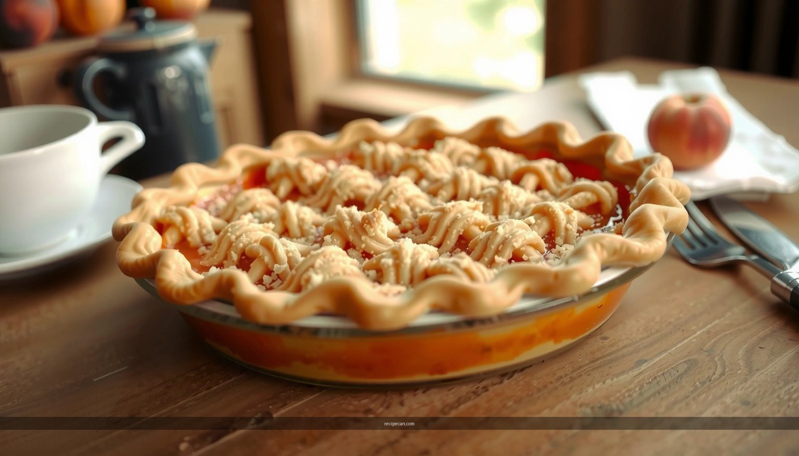 Crumble Peach Pie Recipe: Easy, Juicy, and Perfectly Crispy