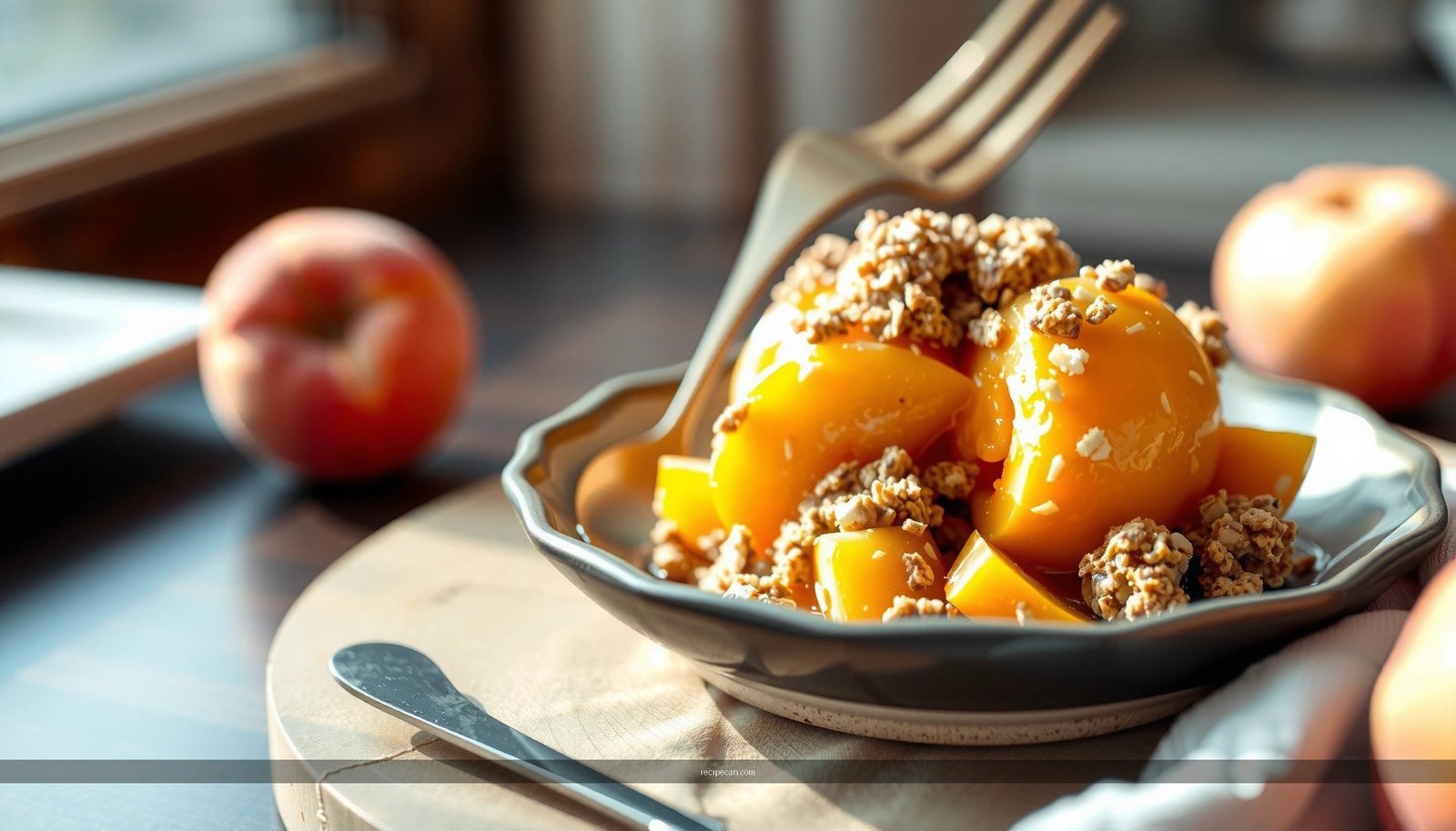 Peach Crumble Recipe with Canned Peaches: Easy, Juicy Dessert