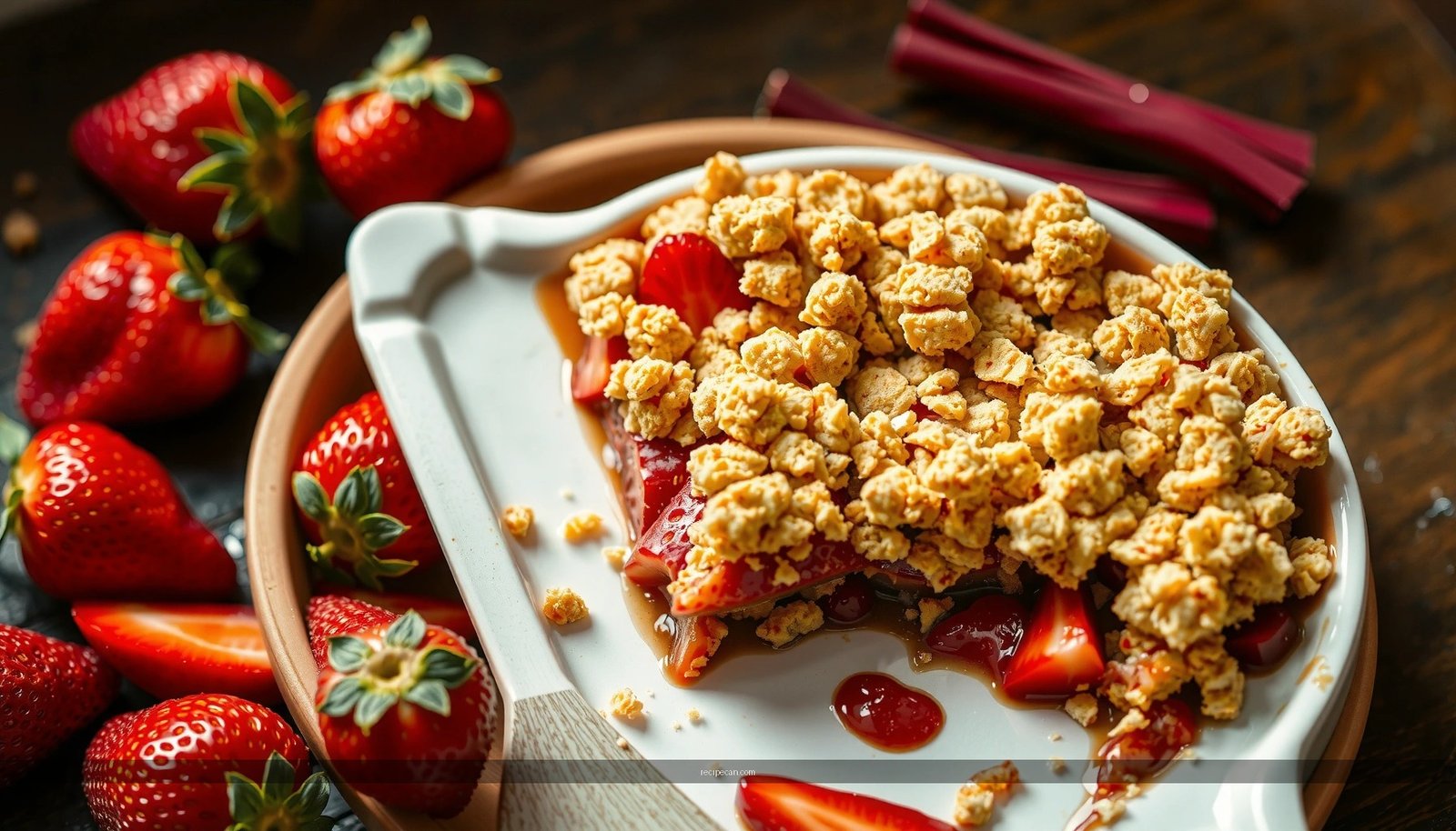 Recipe for Strawberry Rhubarb Crumble