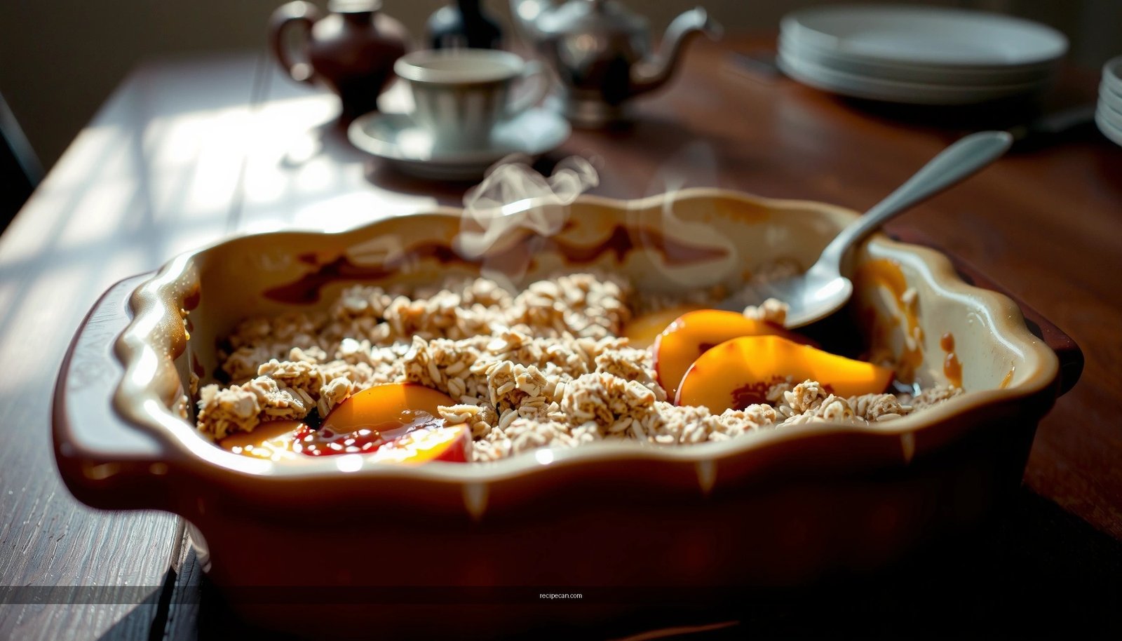 Fresh Peach Crumble Recipe: Sweet, Juicy, and Easy